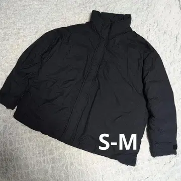 블랙 muji labo 다운 자켓 오바나 발수 다운 자켓