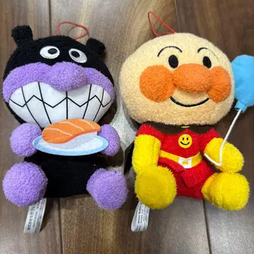 호빵맨 세균맨 봉제 인형 세트