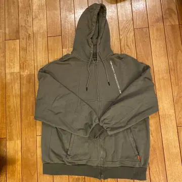 TIGHTBOOTH 차콜 그레이 풀 집업 후드티