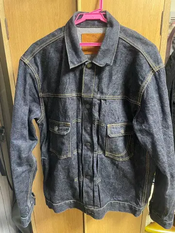 모모타로 진즈 다크 데님 데님 자켓