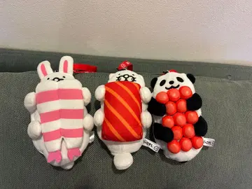 다코즈시 봉제 인형 패스 케이스 3종 세트