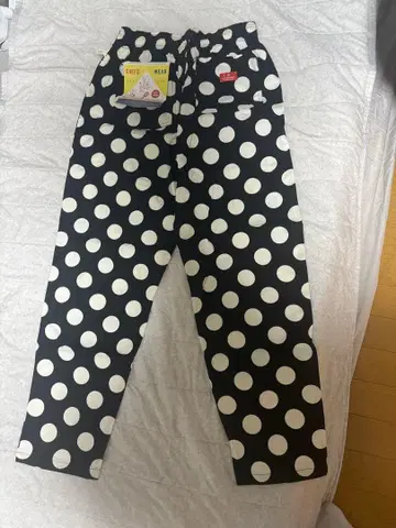 쿡맨 셰프 팬츠 도트 L 미사용