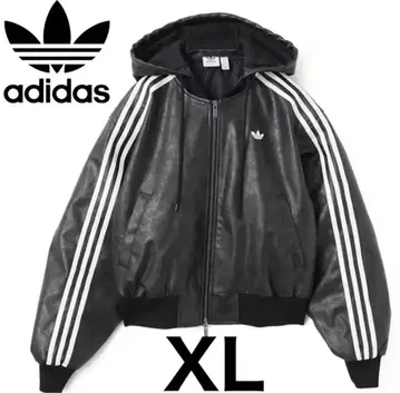 adidas 페이크 가죽 자켓 XL