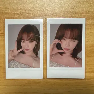 르세라핌 EASY CRAZY HOT 폴라로이드 채원 트레이딩 카드