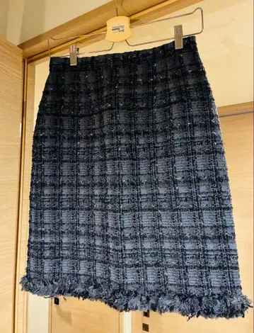 UNITED ARROWS 체크 무늬 스커트 사이즈 38