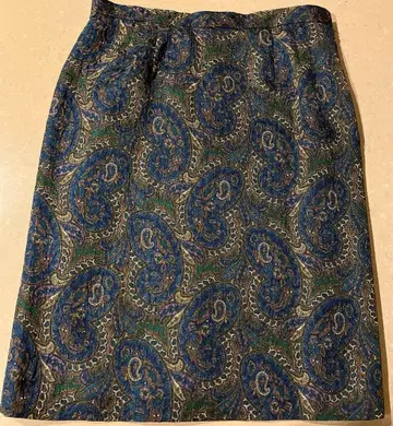 페이즐리 모헤어 실크 스커트 15호