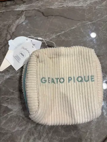 GEATO PIQUE 코듀로이 파우치
