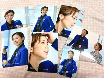 하우스텐보스 가극단 엔유 브로마이드 6장 세트 + 사인 포함 미니 사진