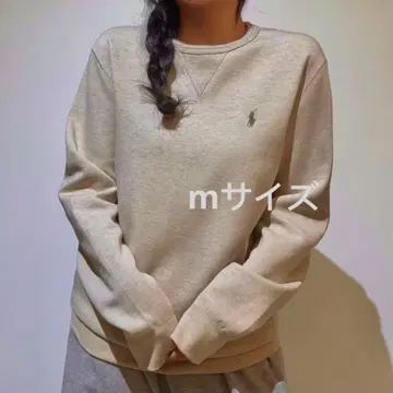 POLO 폴로 랄프로렌 포니 맨투맨 로고 베이지 m 사이즈