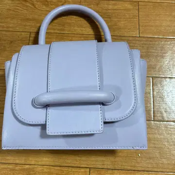 연보라 핸드백 합성 피혁