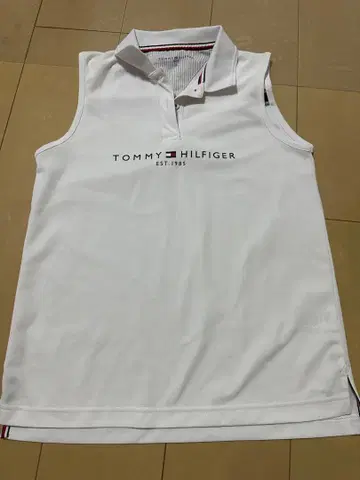 TOMMY HILFIGER 슬리브리스 피케 셔츠