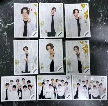 Snow Man 메구로 렌 크리스마스 그리팅 사진 9장 새상품