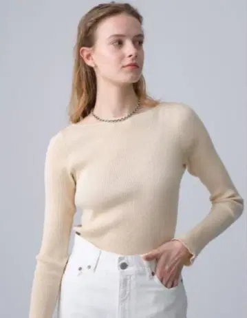 AURALEE 론 헤르만 별주 아이보리 새상품급 사이즈 0