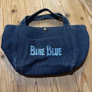 블루 블루 다크 블루 토트백