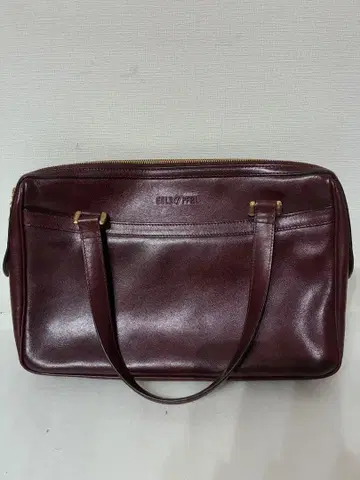 GOLD PFEIL 골드 파일 가죽 핸드백