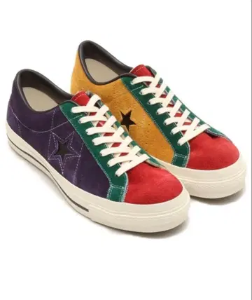 CONVERSE ONE STAR J SUEDE MT 멀티 컬러 스니커즈