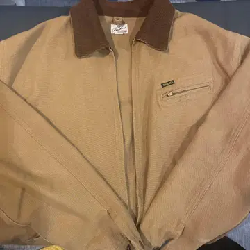 Bachers 코듀로이 옷깃 베이지 자켓