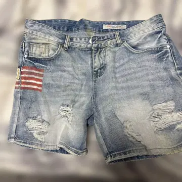 BGS 미국 국기 프린트 숏팬츠