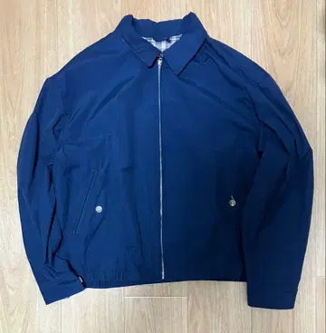 빈티지 네이비 숏 블루종