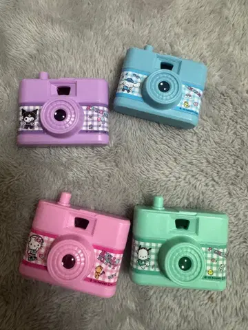 산리오 가챠가챠 카메라 4개 세트