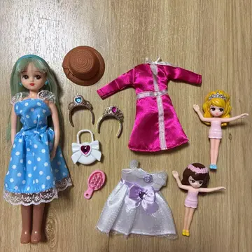 리카짱 인형 리카짱 인형 리카짱 캐슬 인형 놀이 의상 잡화 포함