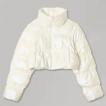 아디다스 숏 다운 자켓 화이트