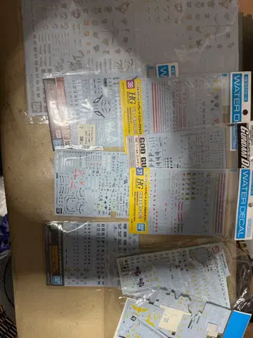 건담 프라모델 데칼 세트 AOZ 등