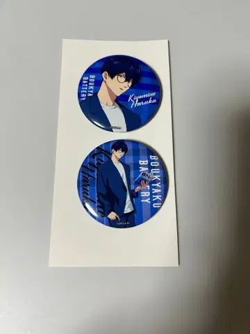 망각 배터리 청봉 하류화 J상 캔뱃지 2개 세트