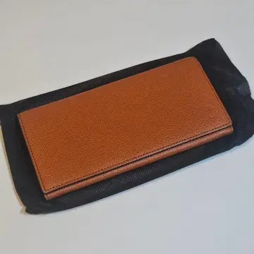 오렌지 장지갑 로고 포함 남성용, 여성용