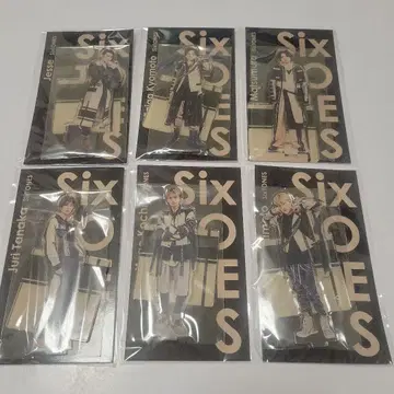 SixTONES 아크릴 스탠드 6개 세트