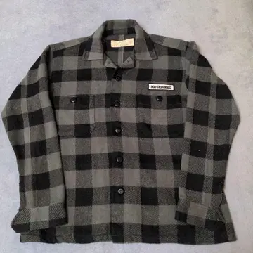 텐더 로인 체크 무늬 플란넬 셔츠 S 사이즈