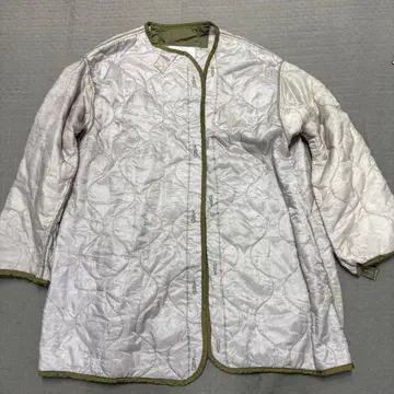 70s M-65 피쉬테일 코트 라이너 모즈 코트 블리치 그레이