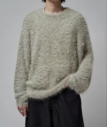 [ Lui's 25AW ] MIX 샤기 니트