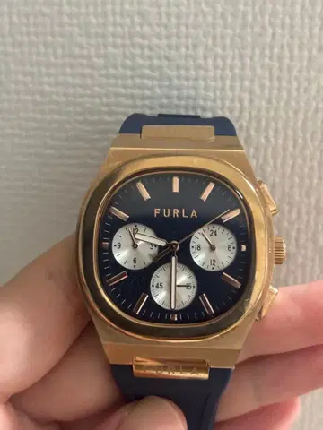 FURLA 시계 네이비 WW00036005L3