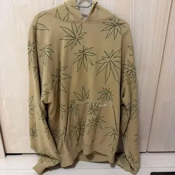 HUF 마리화나 패턴 후드티