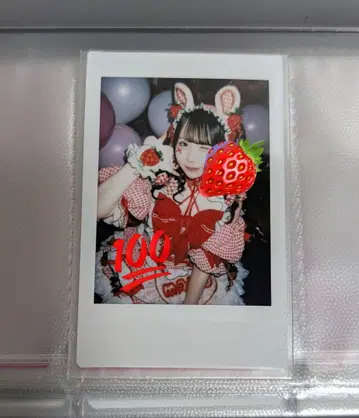 팀 딸기 쿠리하라 마유 랜덤 폴라로이드 란체키