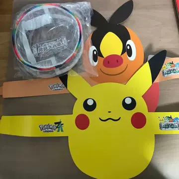 포켓몬 발견 대작전 선바이저 접힘 있음 봉제 인형 파우치 피카츄 포카브