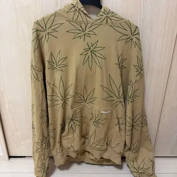 HUF 마리화나 패턴 후드티