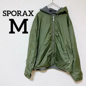 1점 SPORAX [ M ] 올리브 그린 마운틴 후드티 후드 부착