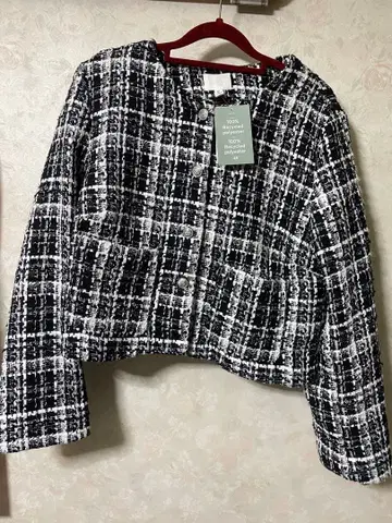 H&M 트위드 자켓