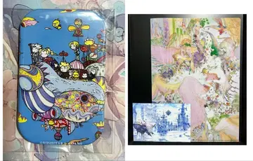 아마노 요시타카 파이널 판타지 모험 비행 비공정 캔뱃지 클리어 파일 외