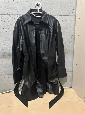 가죽 자켓 원피스