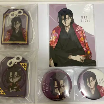 문호 스트레이독스 agf 브로마이드 캔뱃지 부적 모리 오가이