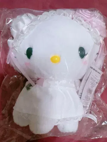 미개봉 새상품  봉제 인형 화이트 프릴 디자인 산리오2