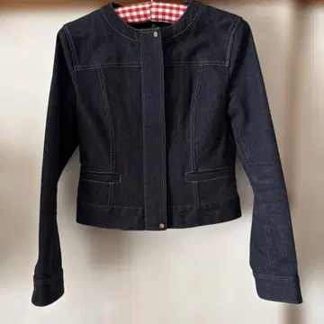 에포카 다크 네이비 데님 노카라 자켓 사이즈 40