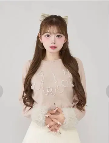 Darich DARICH 로고 펄 니트탑