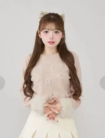 Darich DARICH 로고 펄 니트탑