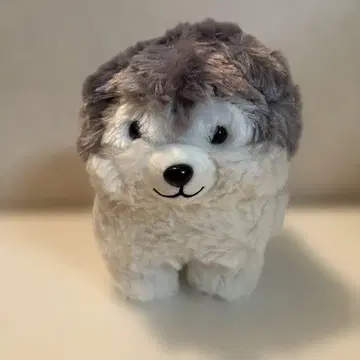 시베리안 허스키 복슬복슬 아기 봉제 인형