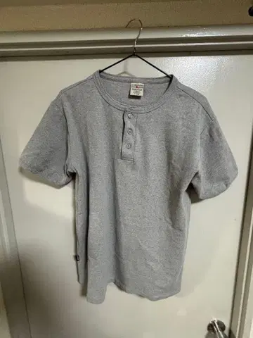 AVIREX U.S.A. 헨리넥 T셔츠 X-Large 그레이