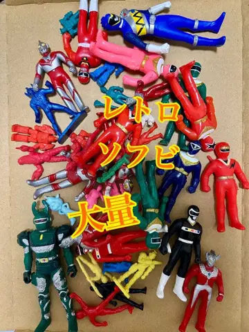 슈퍼전대 히어로 울트라맨 특촬물 소프트 비닐 쇼와 레트로 묶음 판매